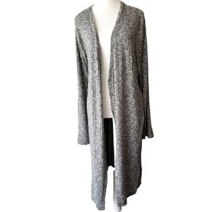 NWT Old Navy Women's Plus Lightweight Ribbed Button-up Long Cardigan XXL